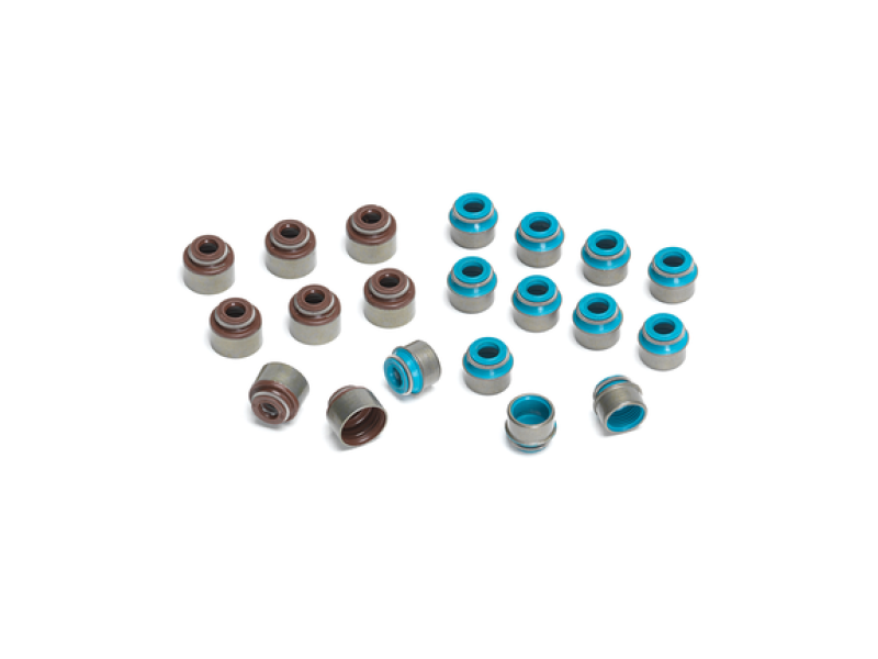 Supertech BMW 6mm Viton Intake Integral Valve Stem Seal - Set of 8