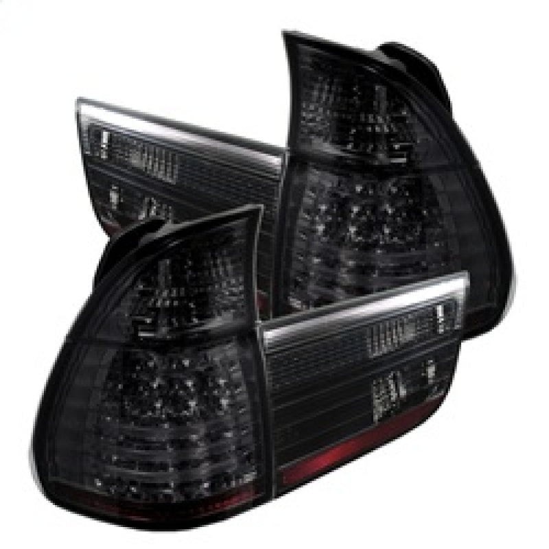 Spyder BMW E53 X5 00-06 4PCS LED Tail Lights Smoke ALT-YD-BE5300-LED-SM