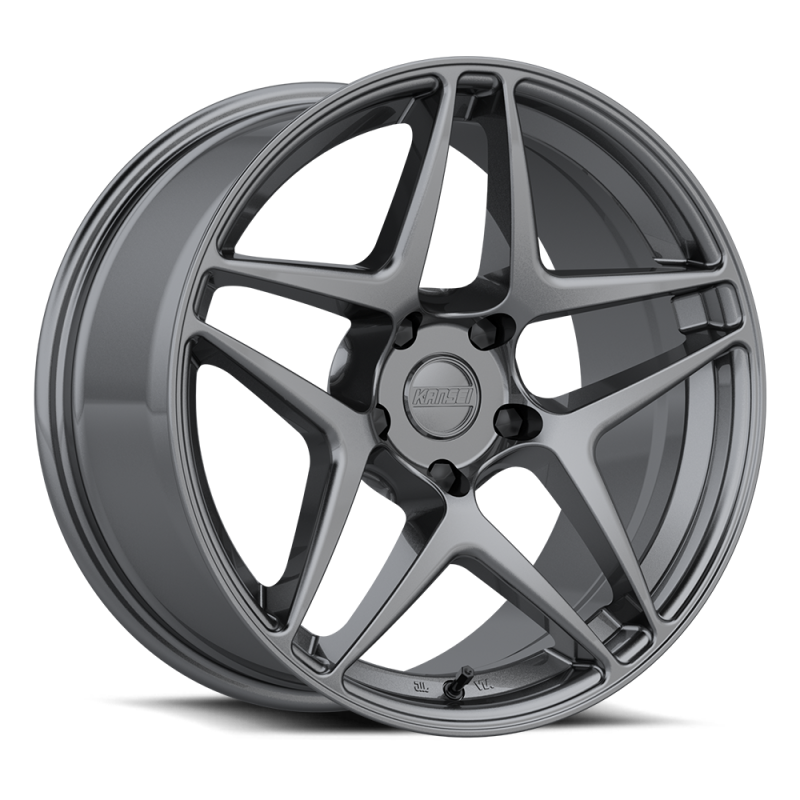 Kansei Wheels Kansei K15G Astro 18x9.5in / 5x120 BP / 22mm Offset / 72.56mm Bore - Gunmetal Wheel