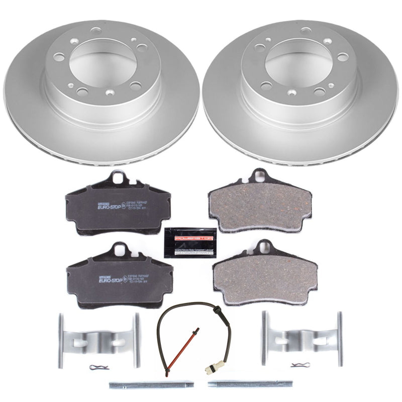 PowerStop Power Stop 97-04 Porsche Boxster Rear Euro-Stop Brake Kit