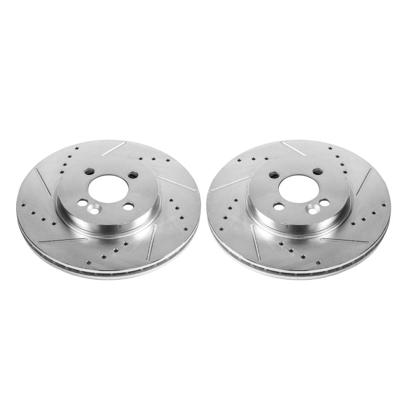 PowerStop Power Stop 07-16 Mini Cooper Front Evolution Drilled & Slotted Rotors - Pair