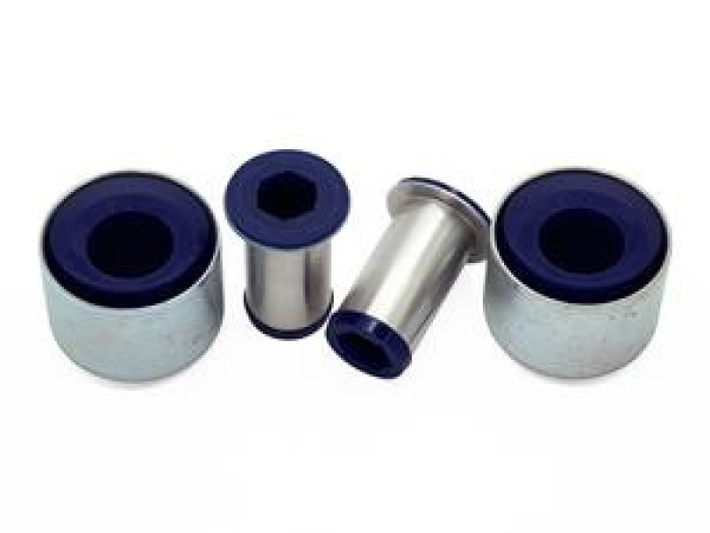 SuperPro 2002 Mini Cooper Base Fr Lower Inner Rearward Control Arm Bushing Kit Double Offset +Caster