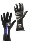 OMP Racing OMP Os 60 Gloves Black/- Small (Blue) (Fia/Sfi)