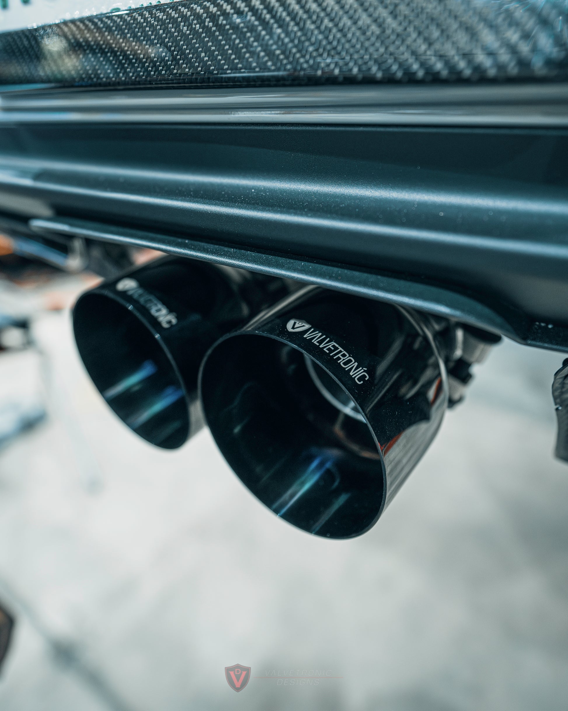 Valvetronic Designs - Porsche 992 GT3 Valved Sport Exhaust System - Brushed Stainless Steel