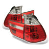 Spyder BMW E53 X5 00-06 4PCS Euro Style Tail Lights- Red Clear ALT-YD-BE5300-RC