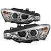 Spyder Signature BMW F30 3 Series 12-14 4DR Projector Headlights - Chrome (PRO-YD-BMWF3012-AFSHID-C)