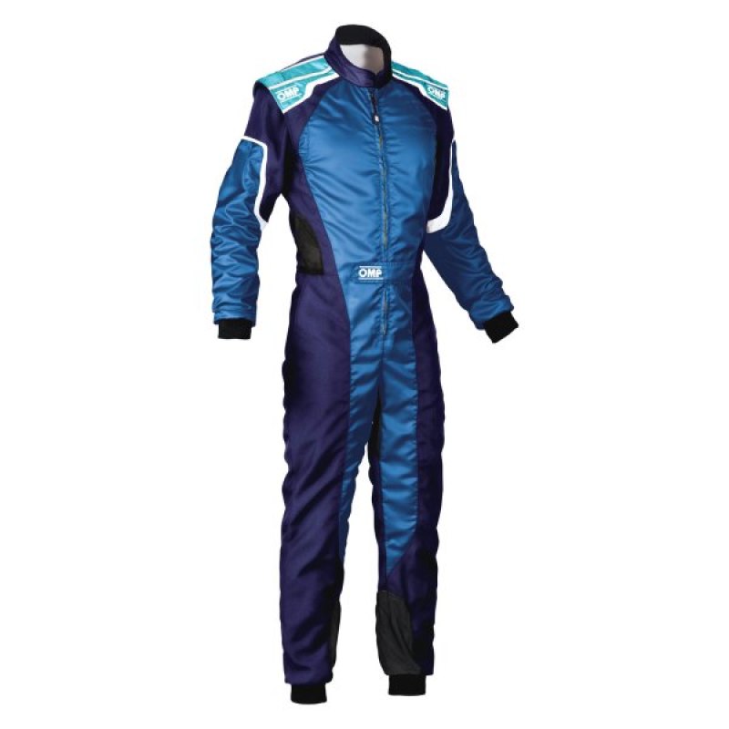 OMP Racing OMP KS-3 Overall Blue/Cyan - Size 140 (For Children)