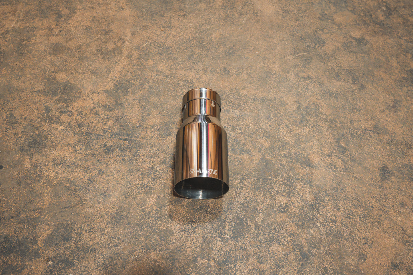 Valvetronic Designs - Single Wall Chrome Tip - 2.5" Inlet to 3.5" Outlet