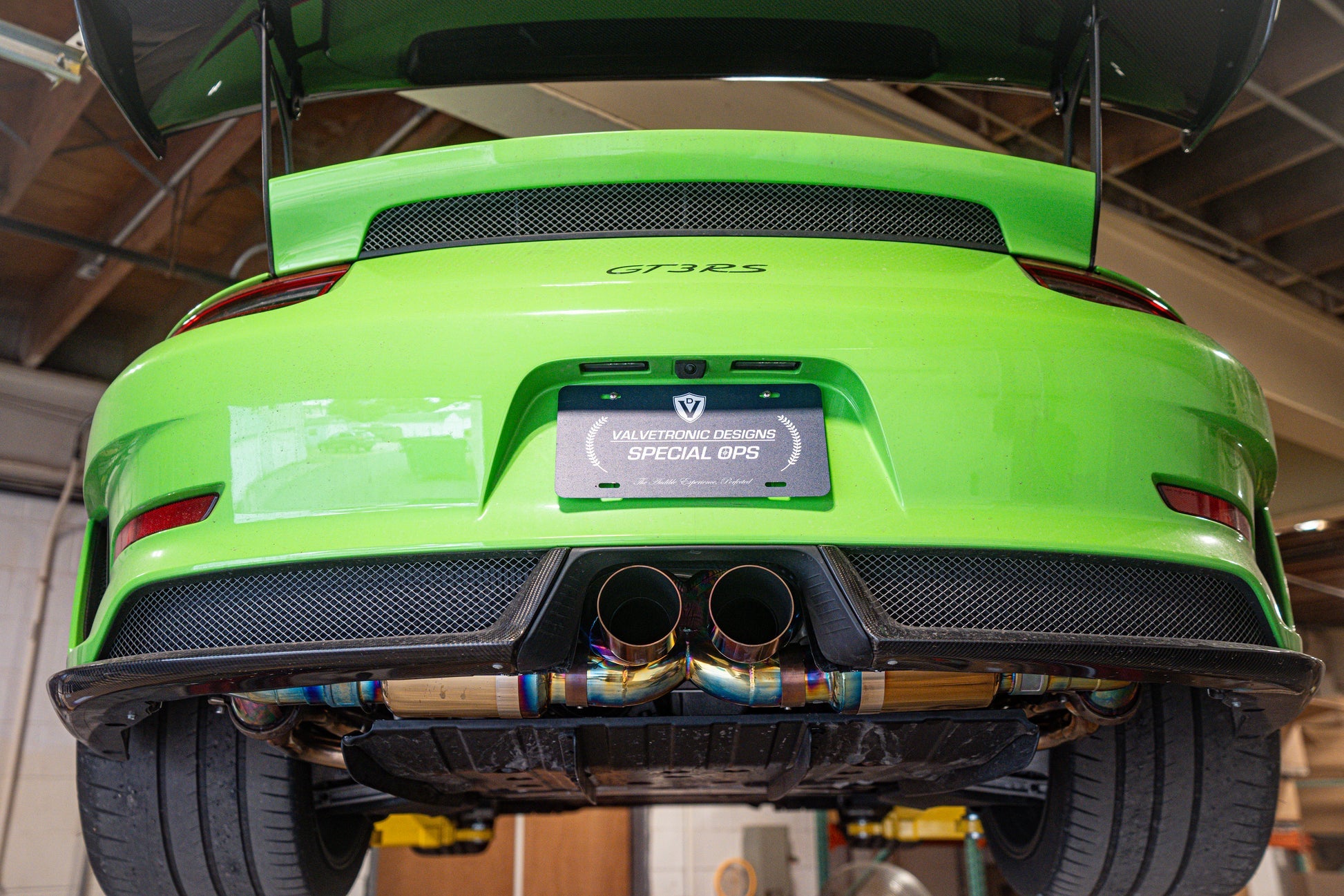 Valvetronic Designs - Porsche GT3 991 Valved Sport Exhaust System - Brushed Stainless Steel