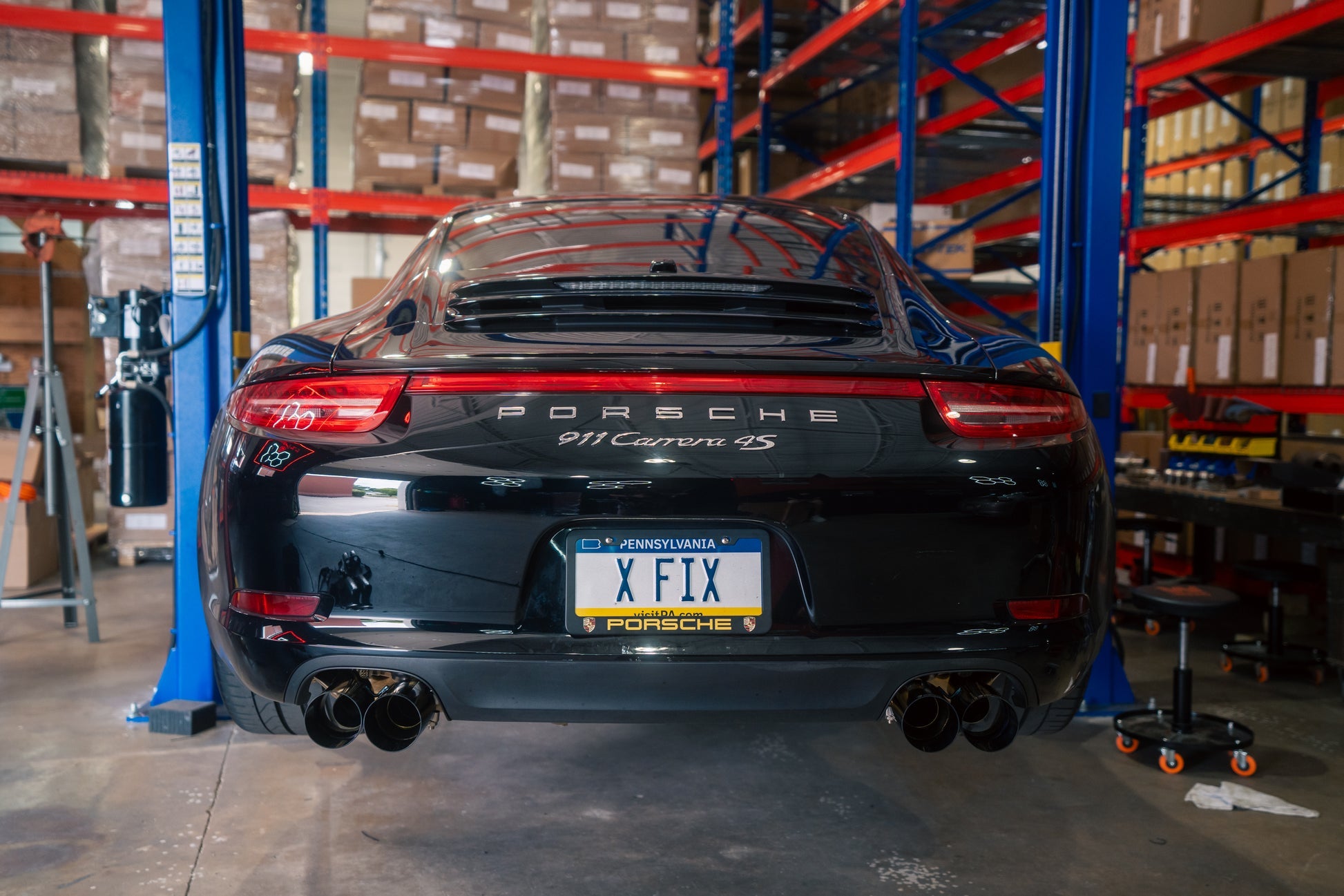 Valvetronic Designs - Porsche 991.1 Carrera /S/GTS Valved Sport Exhaust System - Anodized Gold