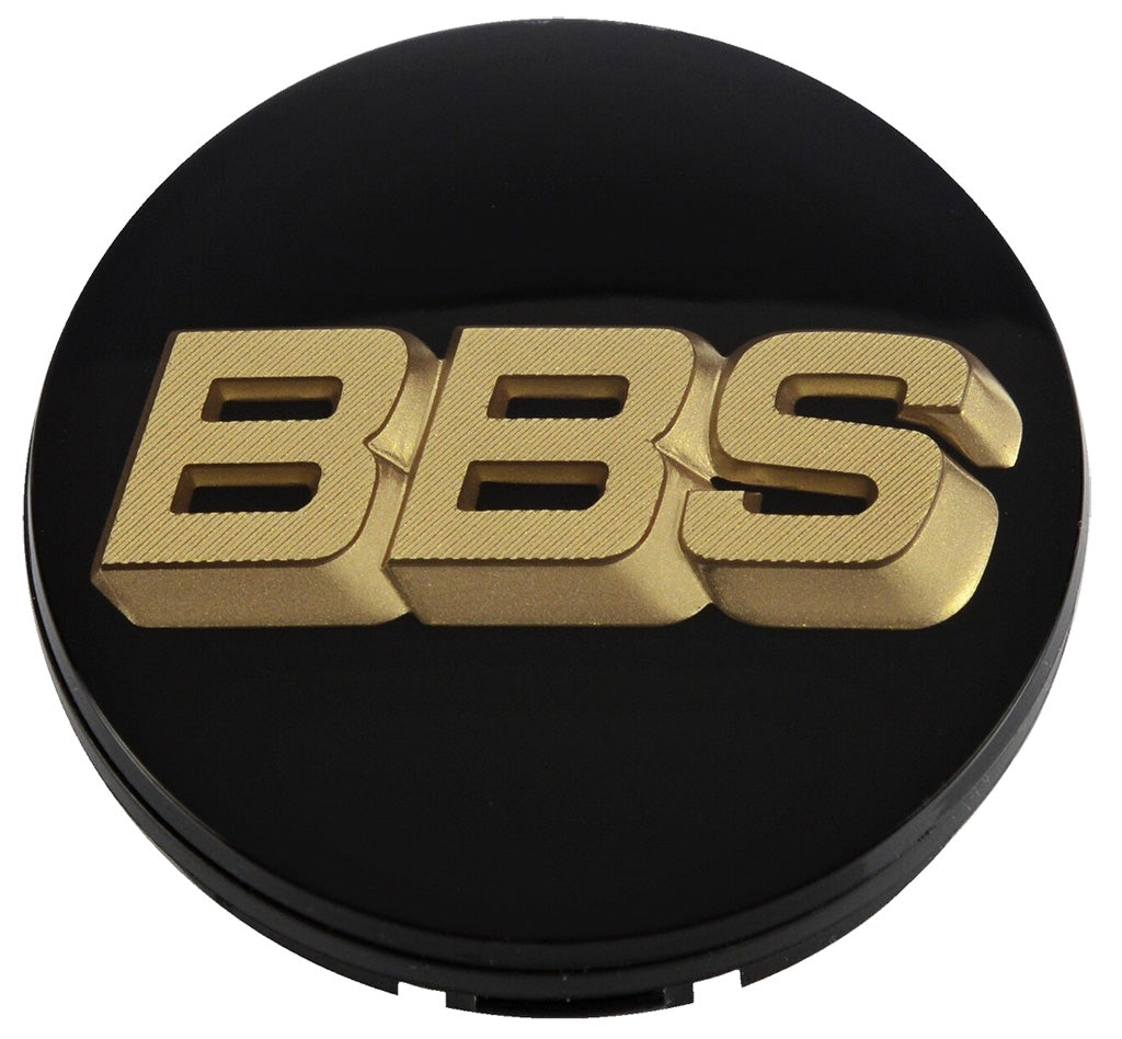 BBS Center Cap 56mm Black/Gold - 3D