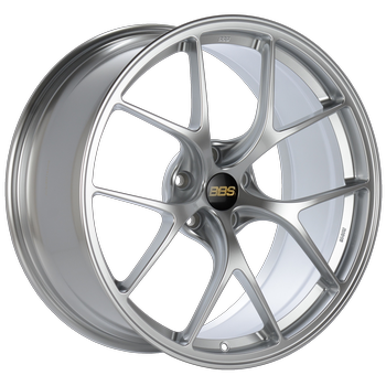 BBS RI-D 21x10.5 5x112 ET10 Diamond Silver Wheel -82mm PFS/Clip Required