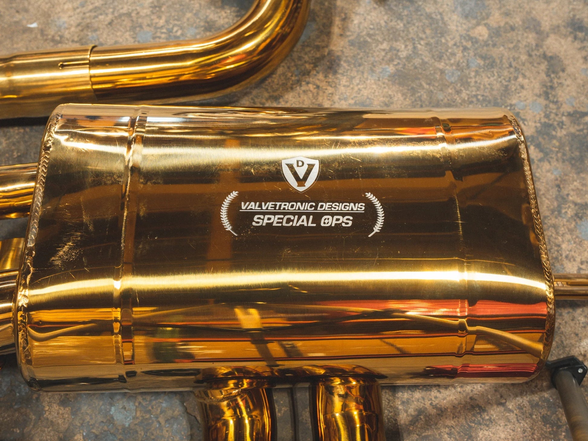 Valvetronic Designs - Lotus Evora Valved Sport Exhaust System - Anodized Gold