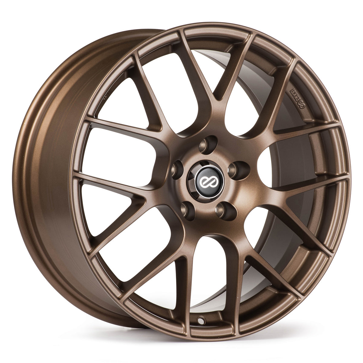 Enkei Raijin 18x9.5 45mm Offset 5x100 Bolt Pattern 72.6 Bore Bronze Paint Wheel