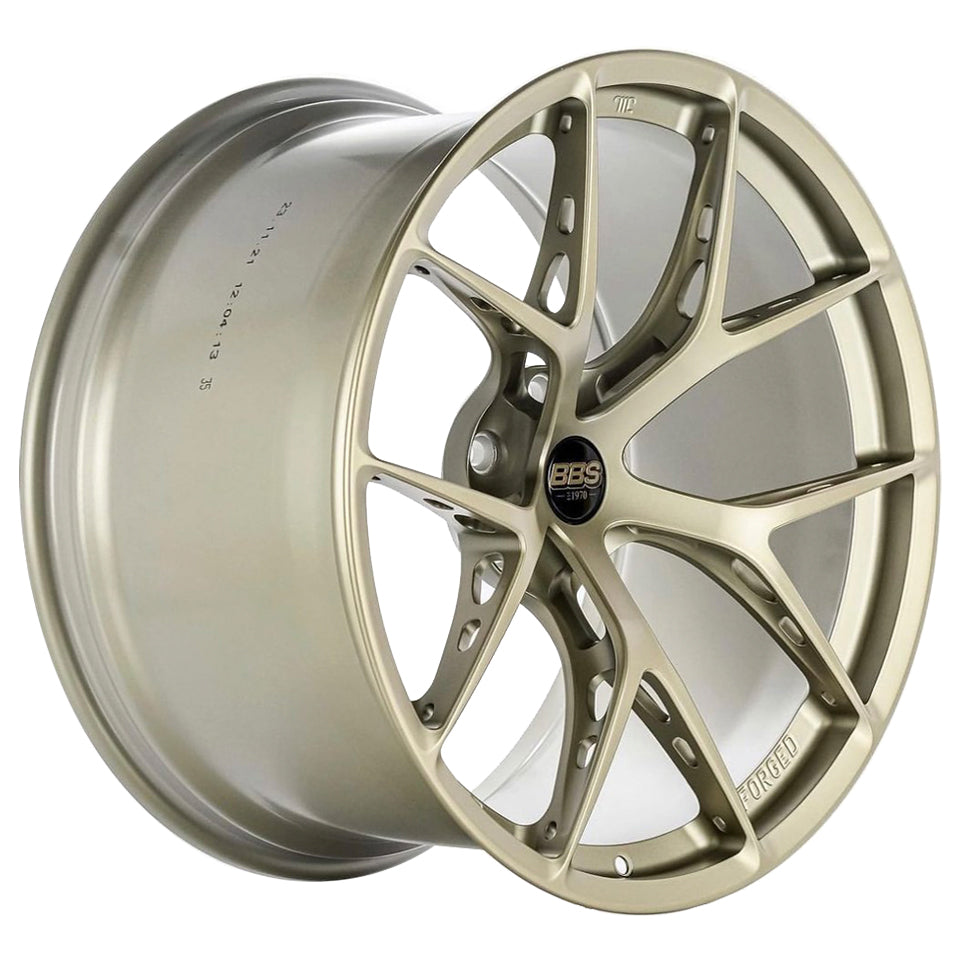 BBS FI-R Evo 20x11.5 / 5x112 / ET25 / PFS - White-Gold Wheel (Mclaren 720/765)