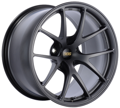 BBS RI-A 18x9 5x114.3 ET50 82mm PFS Required Matte Graphite Wheel