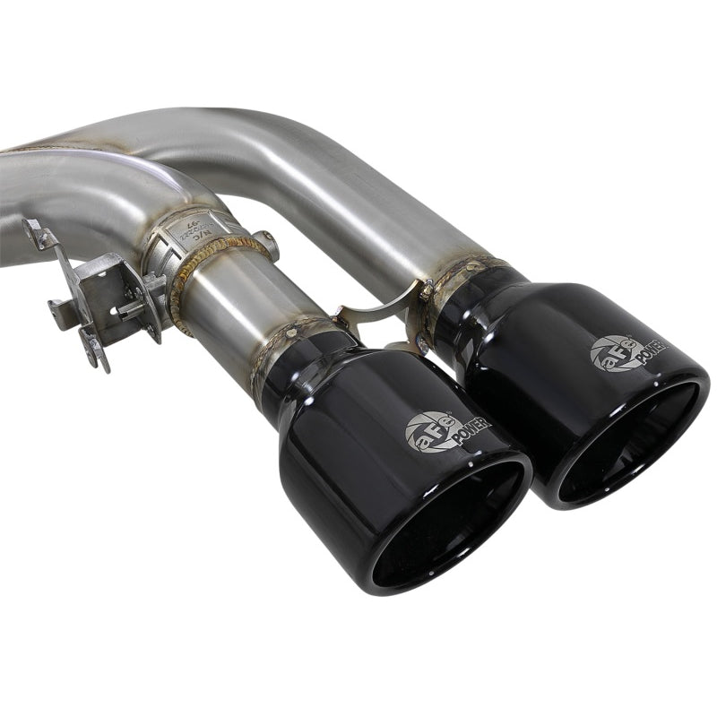 Mach-Force-Xp-3.5In.-304-Ss-CB-Exhaust-WO-Muffler-15-18-Bmw-X5-M-V8-4.4L-(Tt)---Black-Tip