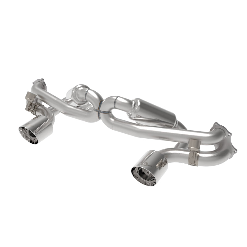 Machforce-Xp-2.25In-2.5In-304Ss-Exhaust-Cat-Back-20-22-Porsche-Cayman-Gt4-(718)---Polished-Tips