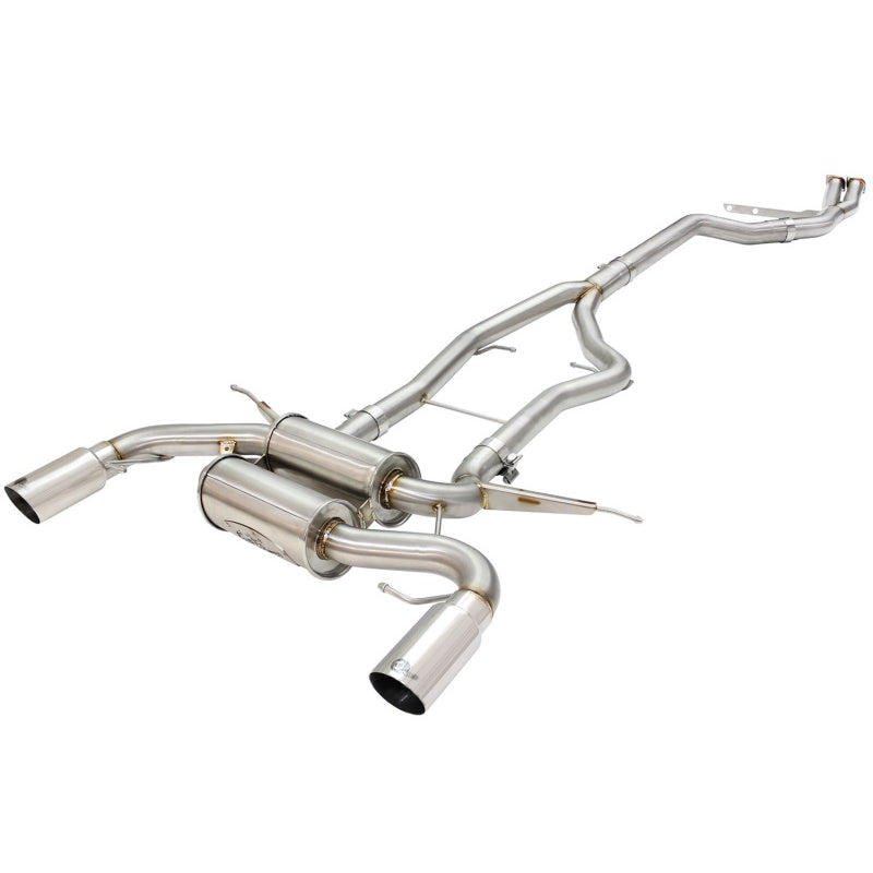 Machforce-Xp-Ss-304-Polish-Tip-3.0In-2.5In-Dia-Cat-Back-Exhaust-11-13-Bmw-335I-(E90E92)-3.0L