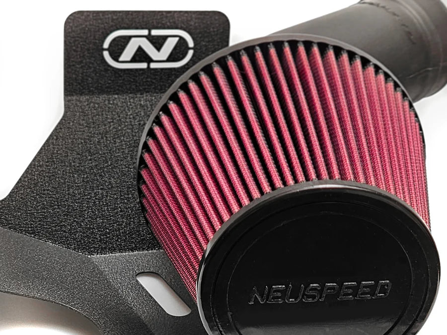 Close-up of NEUSPEED P-FLO Air Intake Kit designed for VW MQB 1.5L EA211 TSI engines