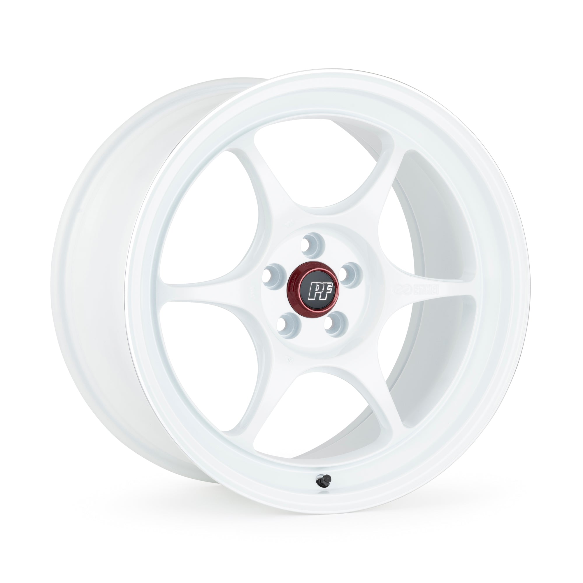 Enkei PF06 16x8 / +30 Offset / 5x114.3 / 75 CB - White Machined