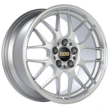 BBS RG-R 18x8.5 5x114.3 ET38 Sport Silver Machined Lip Wheel -82mm PFS/Clip Required