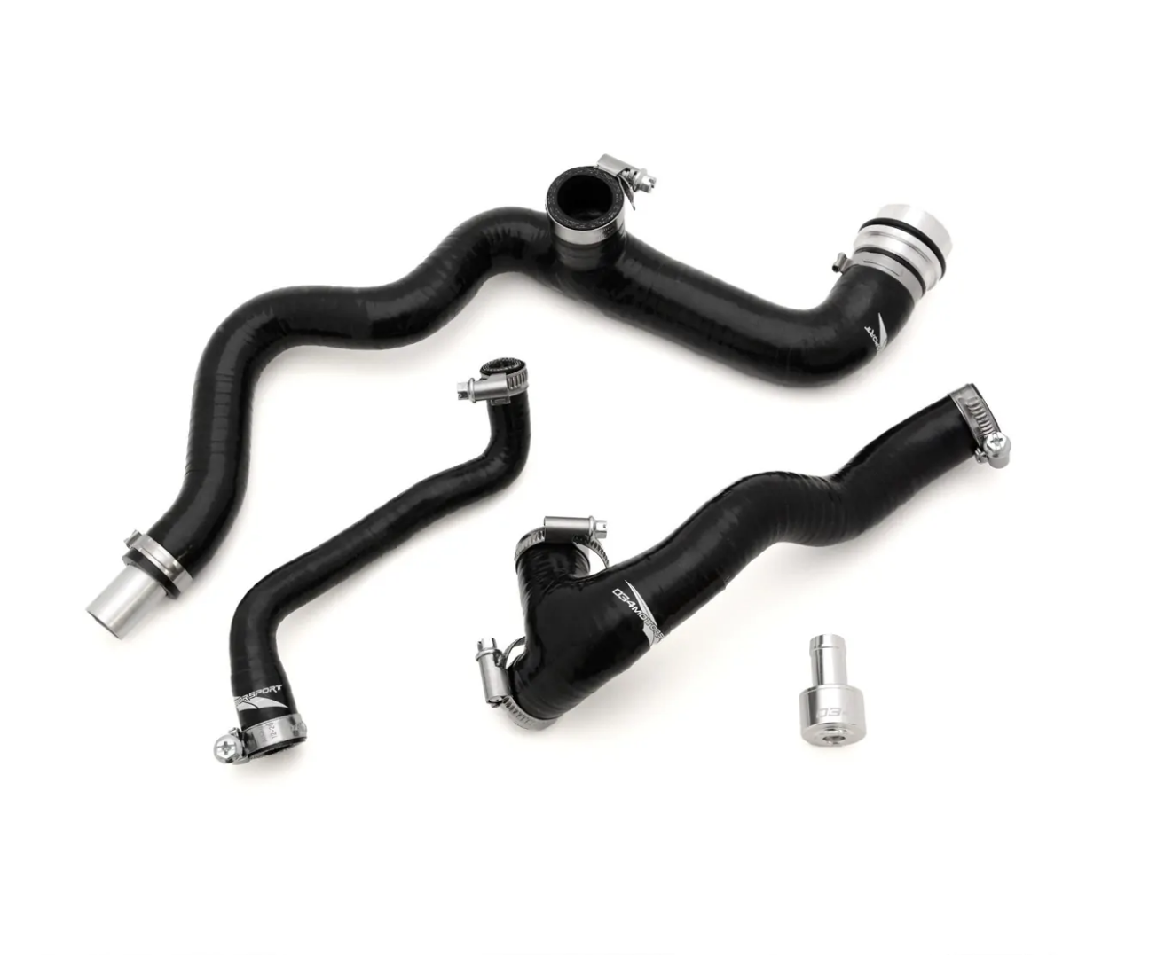 034Motorsport Breather Hose Kit, Early MK4 Volkswagen 1.8T AWV/AWW/AWP, Reinforced Silicone