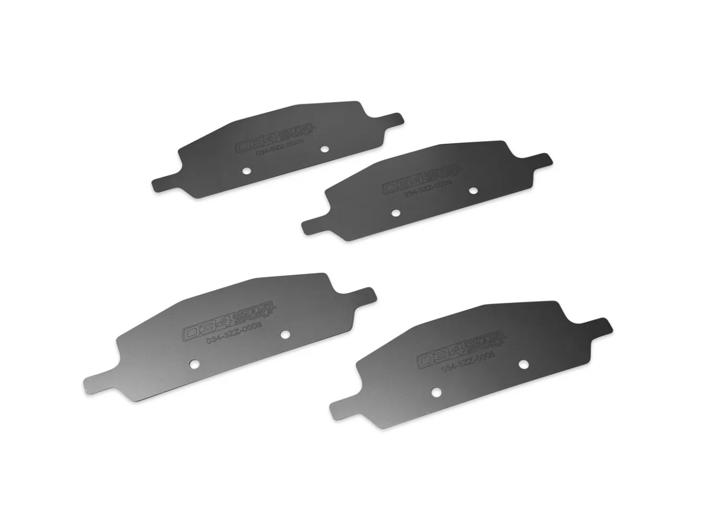 034Motorsport Titanium Brake Pad Shim Kit - Audi B9/B9.5 S4/S5/RS5, 80A SQ5