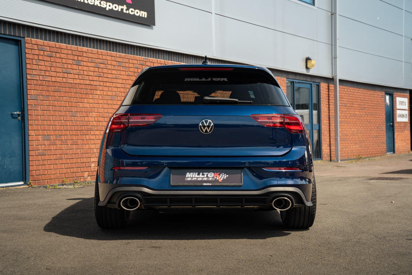 Milltek Clubsport Exhaust Tips - MK8 GTI With Clubsport Rear Diffuser