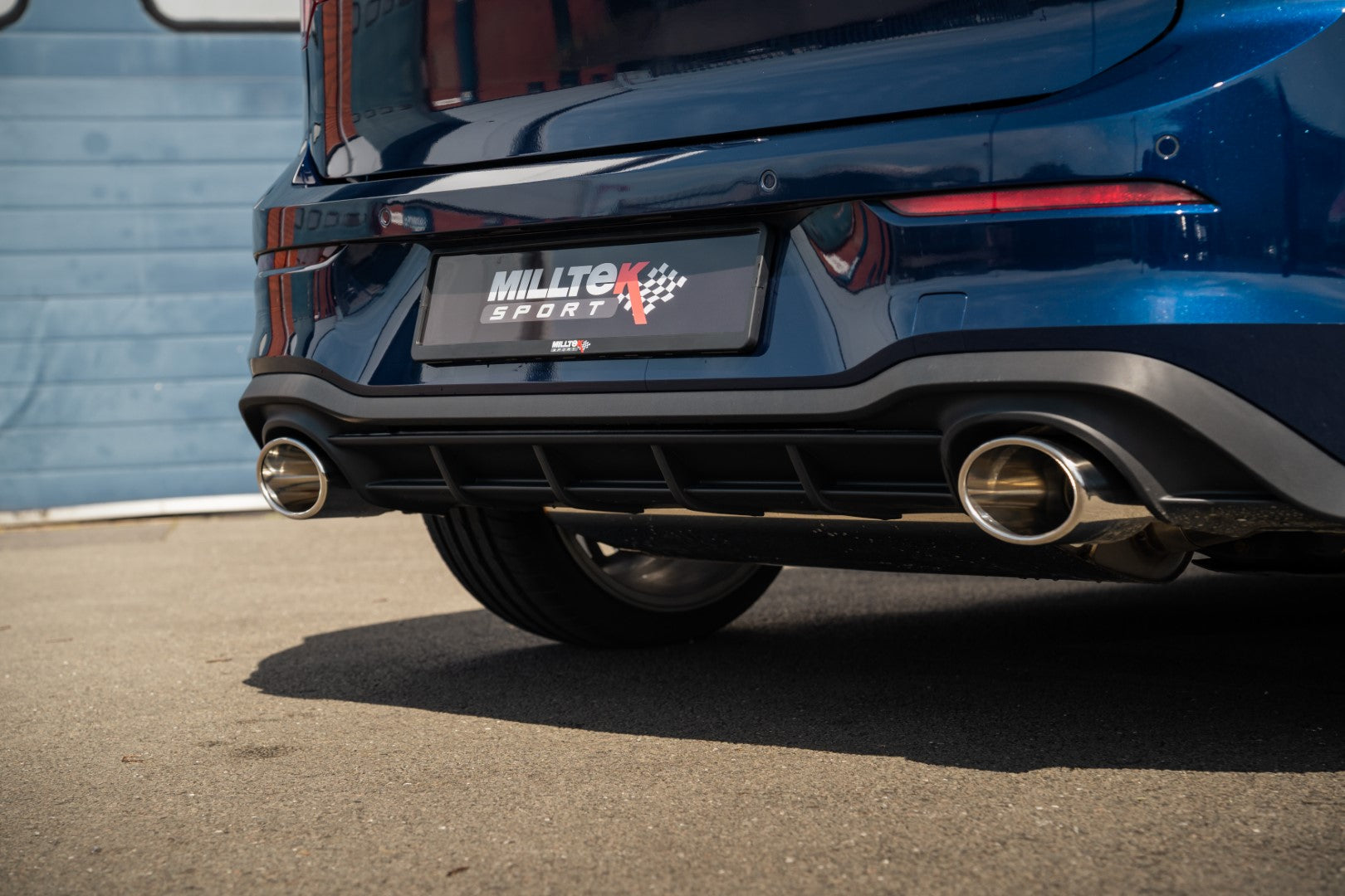 Milltek Clubsport Exhaust Tips - MK8 GTI With Clubsport Rear Diffuser