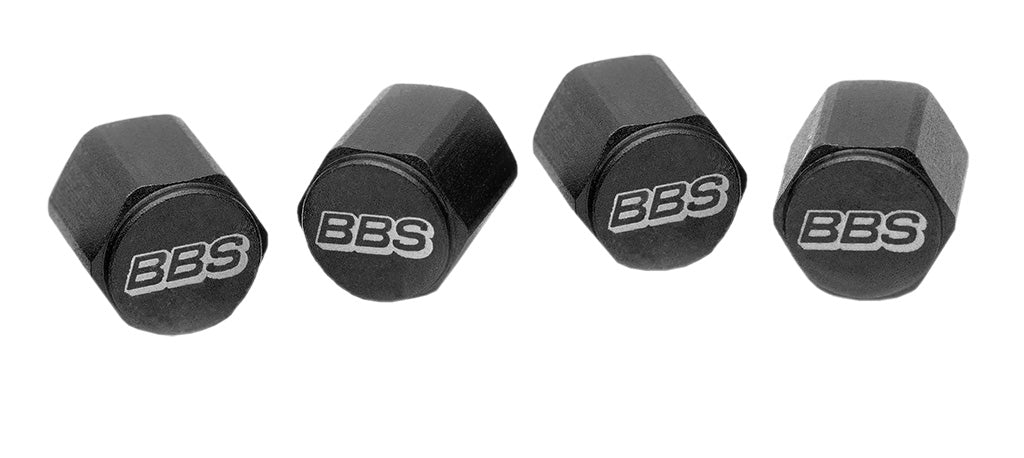 BBS Valve Cap Set - Black