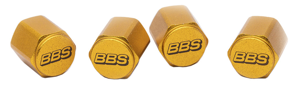 BBS Valve Cap Set - Gold