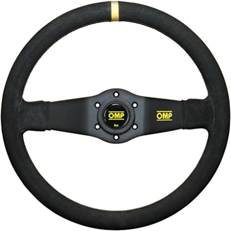 OMP Racing OMP Rally Dished Steering Wheel 350mm - Small Suede (Black)