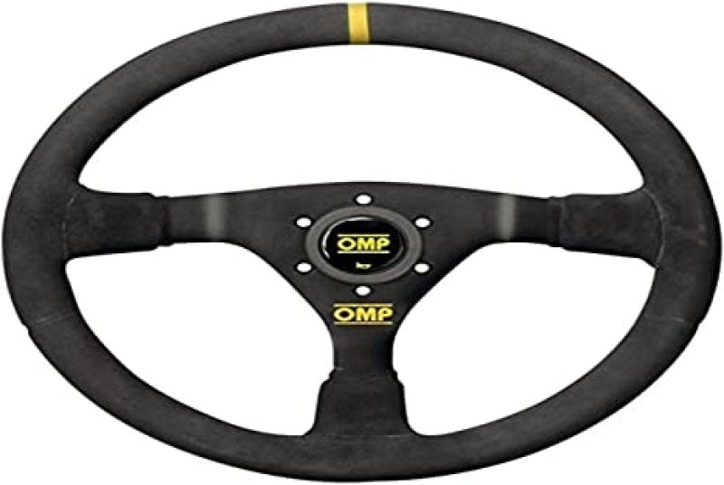 OMP Racing OMP WRC Mid-Depth 350mm Dished - Small Suede (Black)