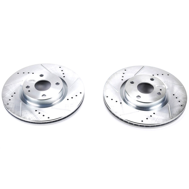 PowerStop Power Stop 17-19 Fiat 124 Spider Front Evolution Drilled & Slotted Rotors - Pair