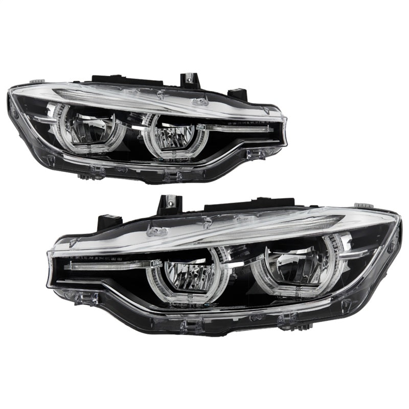 Spyder BMW F30 3 Series 4Dr LED Projector Headlights Chrome PRO-JH-BF3012H-4D-LED-C