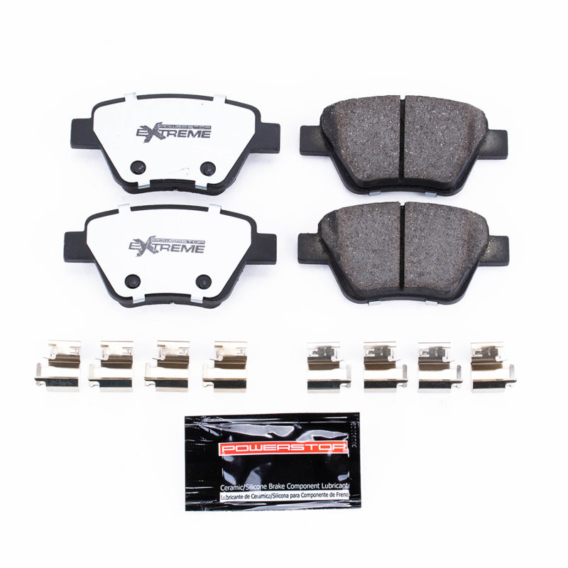 PowerStop Power Stop 10-13 Audi A3 Rear Z26 Extreme Street Brake Pads w/Hardware