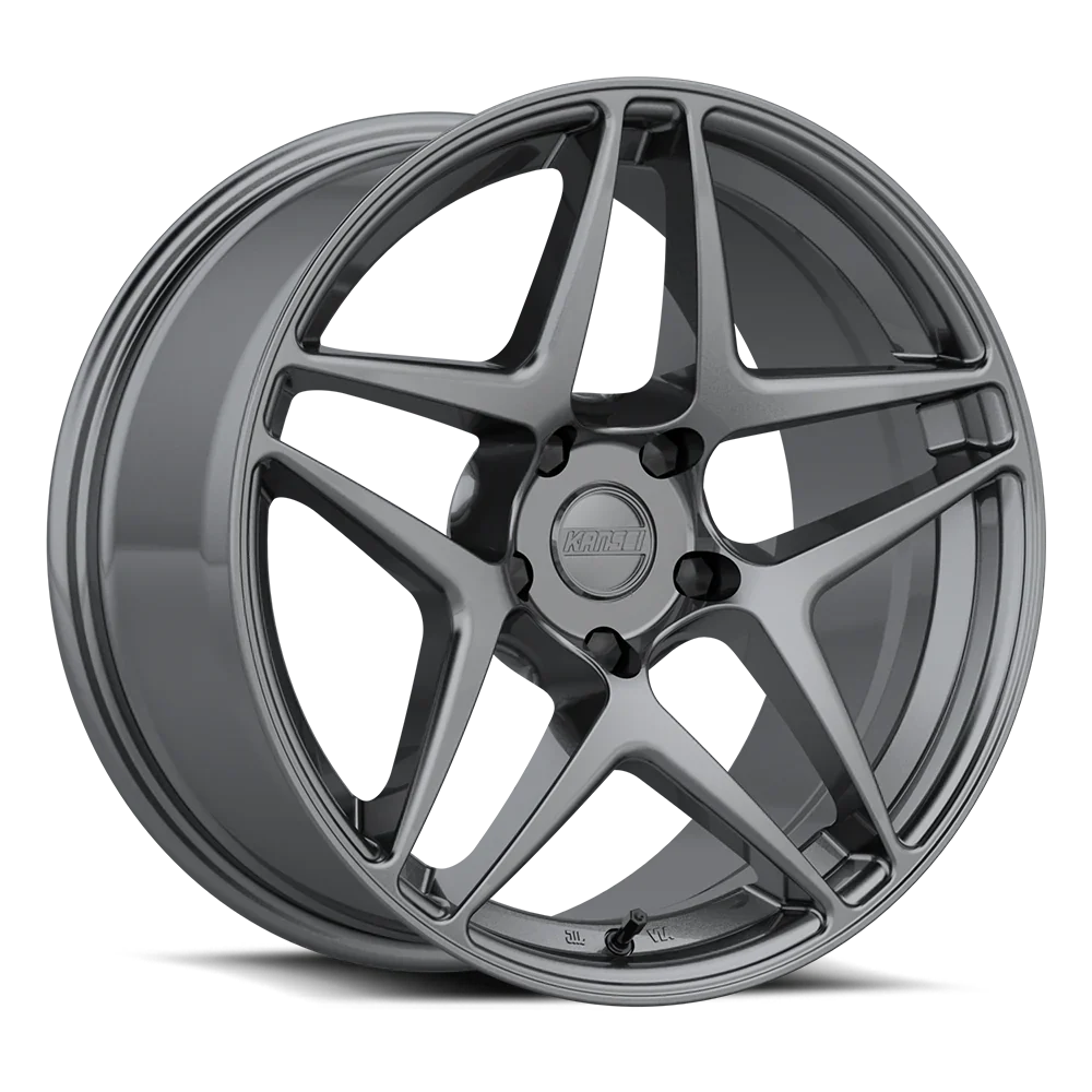 Kansei Wheels Kansei K15G Astro 19x9.5in / 5x112 BP / 22mm Offset / 66.6mm Bore - Gunmetal Wheel