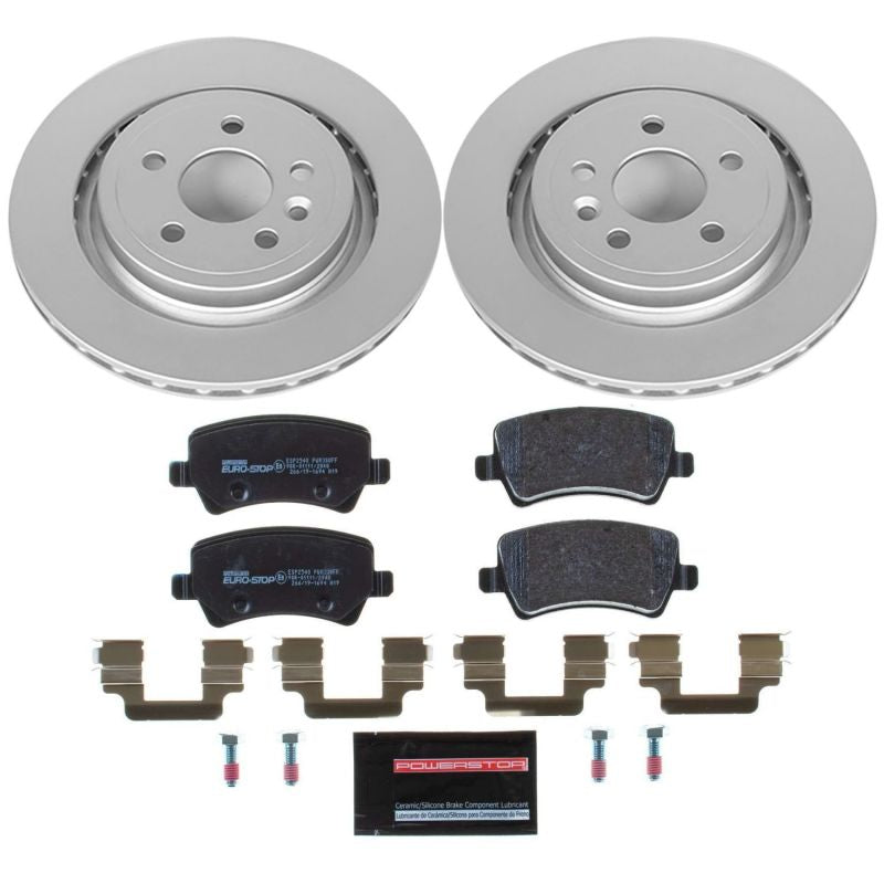 PowerStop Power Stop 11-18 Volvo S60 Rear Euro-Stop Brake Kit