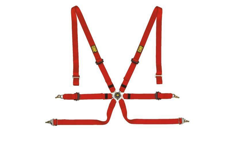 OMP Racing OMP Safety Harness One 2In Pull Up - Black (Fia 8853-2016)