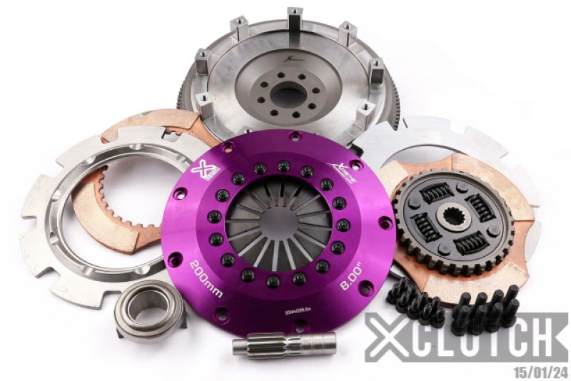 Clutch-Kit-Inc-Chromoly-Flywheel;-8-Twin-Sprung-Ceramic-Clutch-Discs