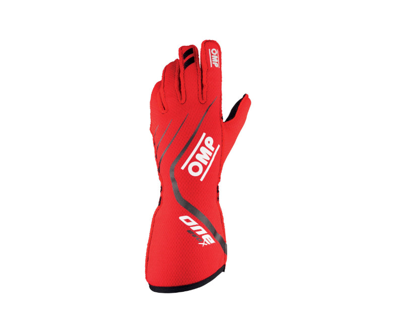 OMP Racing OMP One Evo X Gloves Red - Size L (Fia 8856-2018)