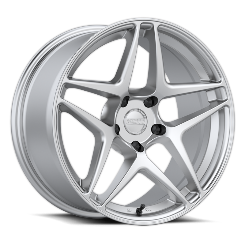 Kansei Wheels Kansei K15H Astro 18x9in / 5x114.3 BP / 22mm Offset / 73.1mm Bore - Hyper Silver Wheel