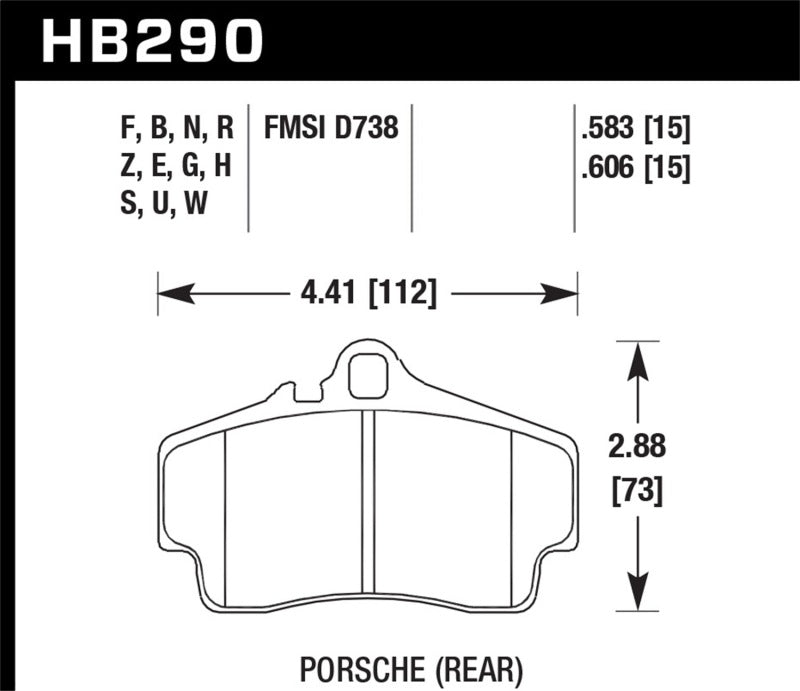 Hawk Performance Ceramic Street Brake Pads -- DISCONTINUED