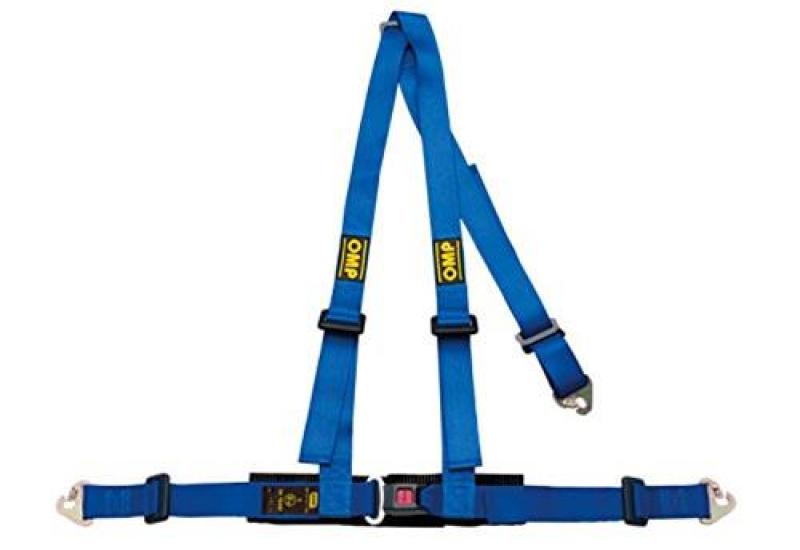 OMP Racing OMP 3 Point Harness - Blue