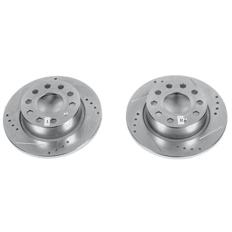 PowerStop Power Stop 2016 Volkswagen Eos Front or Rear Evolution Drilled & Slotted Rotors - Pair