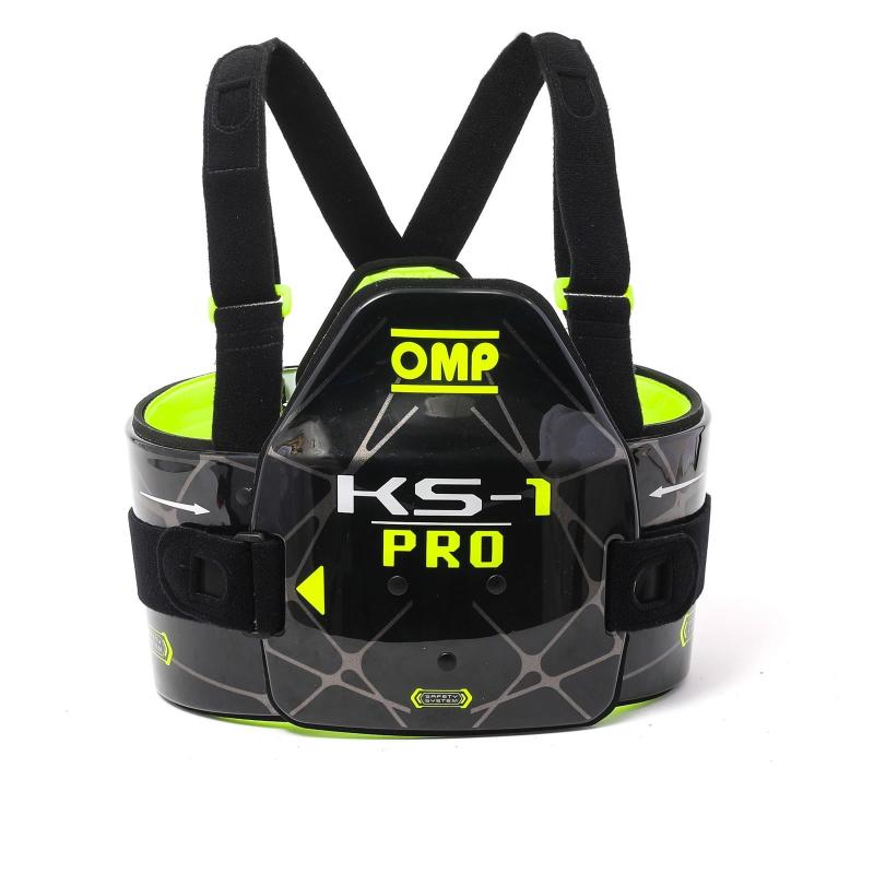 OMP Racing OMP KS-1 Pro Body Protection Black/Y - Size L Fia 8870-2018