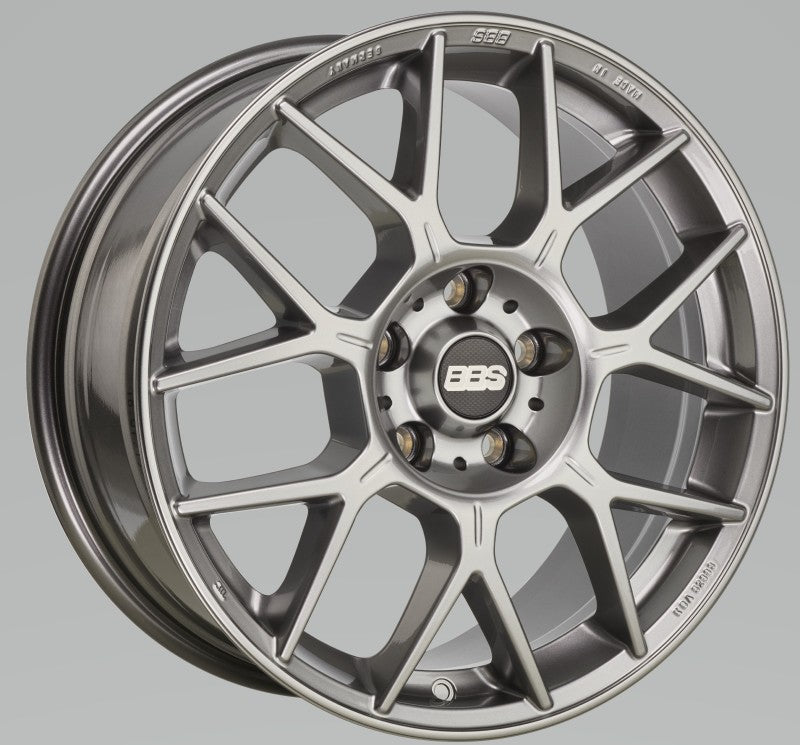 BBS XR 20x8.5 5x112 ET44 Platinum Gloss Wheel -82mm PFS/Clip Required