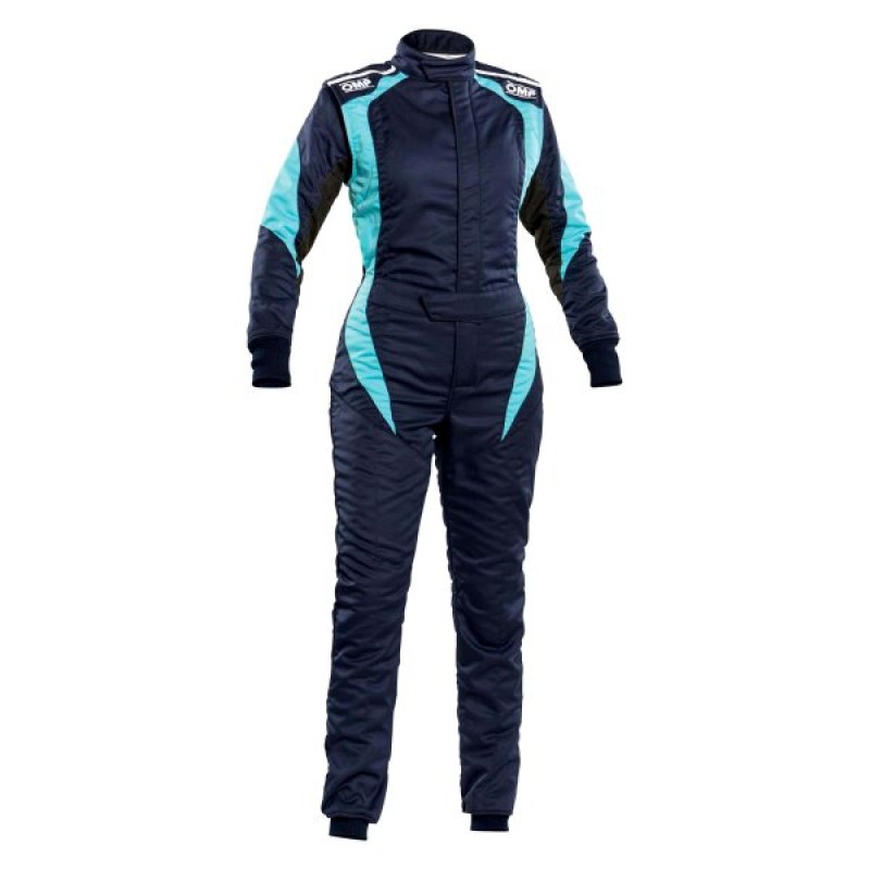 OMP Racing OMP First Elle Overall Navy Blue/Tiffany - Size 38 For Women - (Fia 8856-2018)