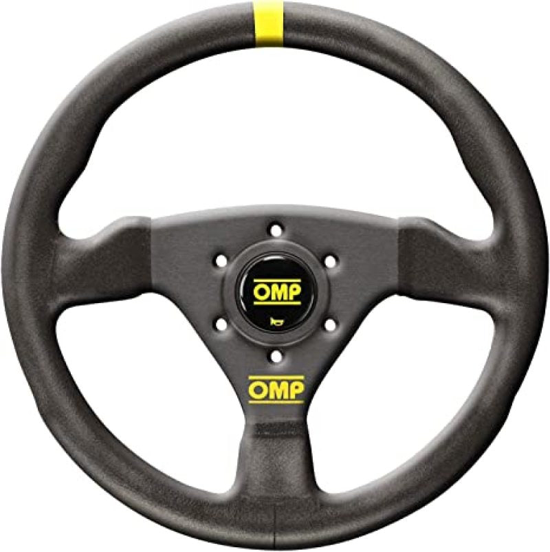 OMP Racing OMP Trecento Steering Wheel - Small Suede (Black) Leather